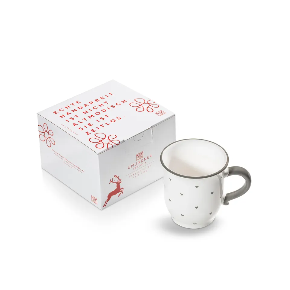 gmundner-keramik-herzerl-grau-schokotasse-0-3-liter-im-geschenkkarton image 1