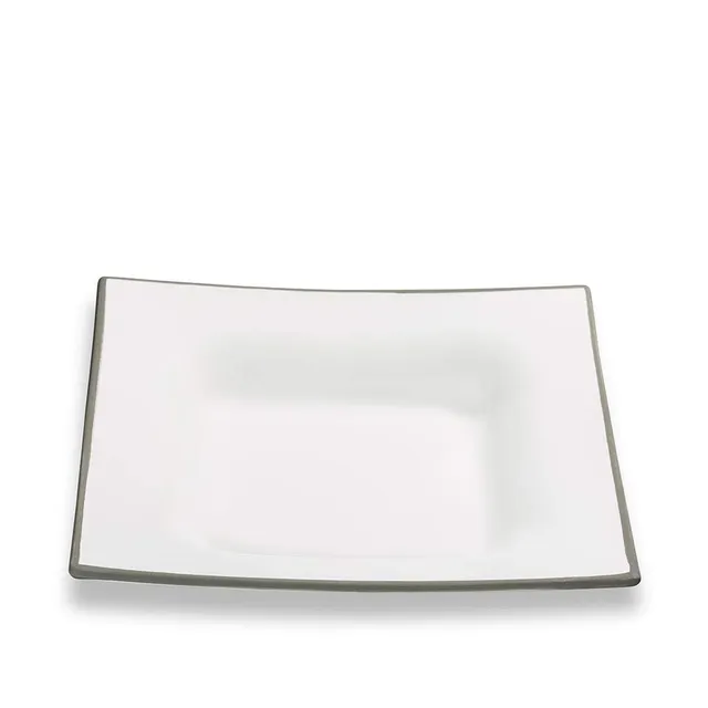 gmundner-keramik-suppenteller-grauer-rand-20-cm-handgemacht-in-sterreich-2 image 1