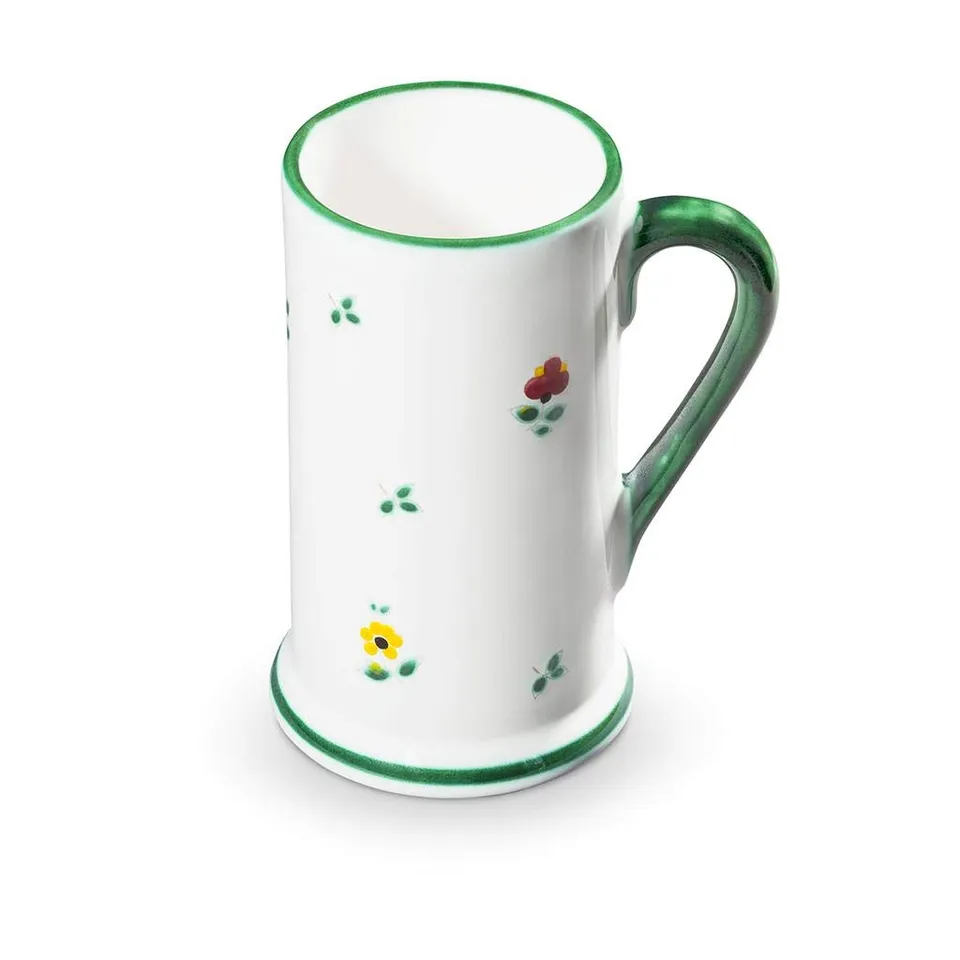 gmundner-keramik-bierkrug-0-3-liter-streublumen image 1