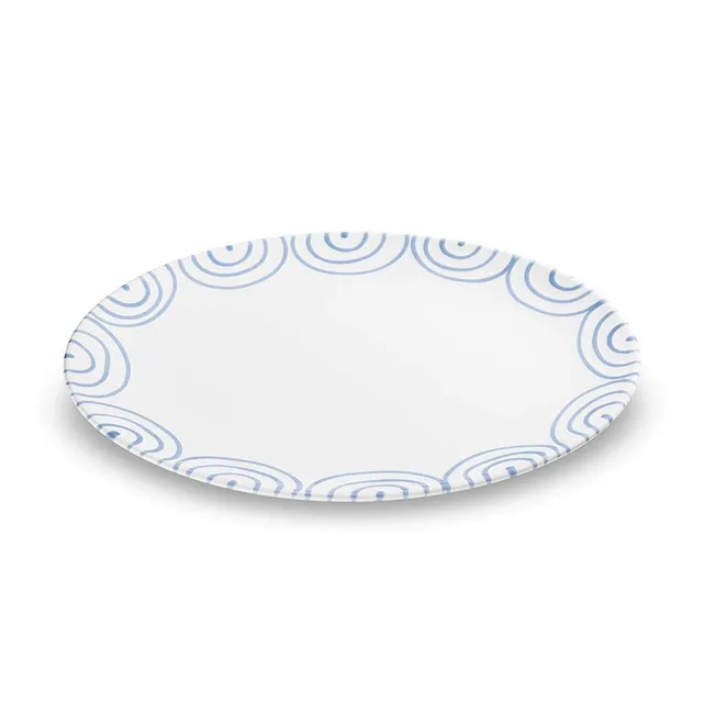 gmundner-keramik-platte-oval-blaugeflammt-33-x-26-cm-handgemacht-in-sterreich image 1