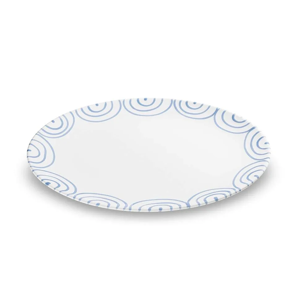 gmundner-keramik-platte-oval-blaugeflammt-33-x-26-cm-handgemacht-in-sterreich image 1