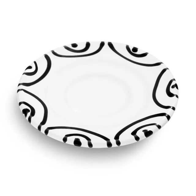 gmundner-keramik-schwarzgeflammt-unterteller-espresso-11-cm-93-handgemacht-in-92 image 1