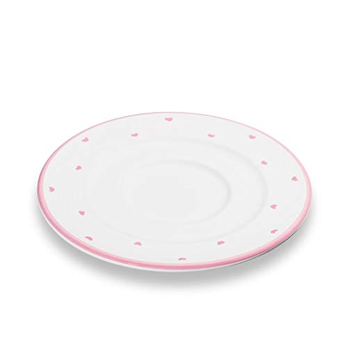 gmundner-keramik-herzerl-rosa-unterteller-kaffee-gourmet-16-cm image 4