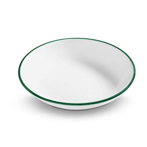 gmundner-keramik-suppenteller-cup-20-cm-gr-ner-rand-handgemacht-in-sterreich image 4
