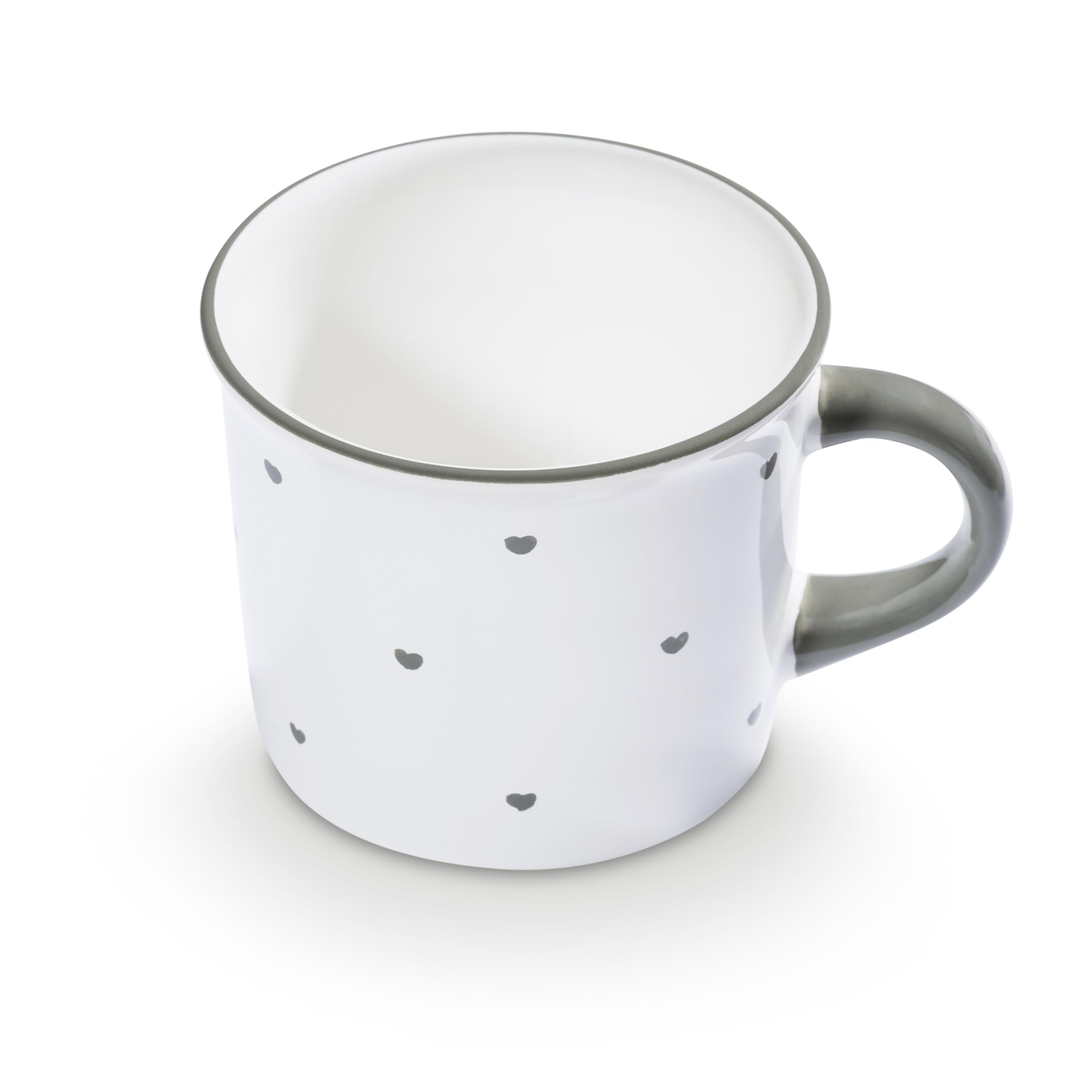 gmundner-keramik-herzerl-grau-kaffeeh3ce4ferl-glatt-0-24-liter-im-geschenkkarton image 2
