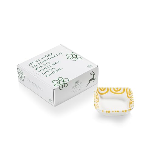 gmundner-keramik-pur-geflammt-gelb-snackschale-eckig-8-9-x-8-9-cm-in-geschenkbox image 2