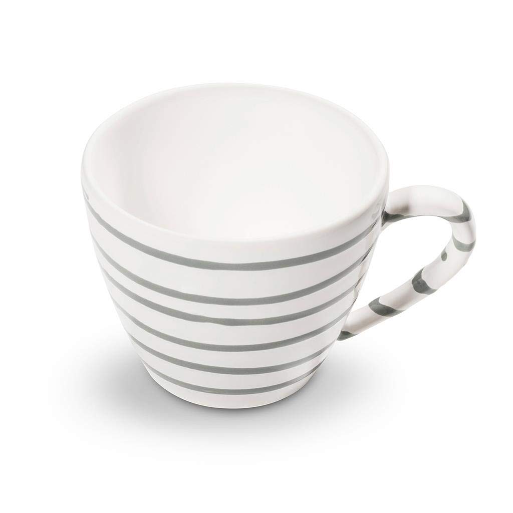 gmundner-keramik-kaffeetasse-gourmet-0-2-liter-graugeflammt image 1