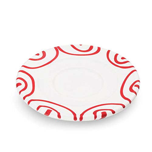 gmundner-keramik-unterteller-espresso-gourmet-11-cm-rotgeflammt image 4