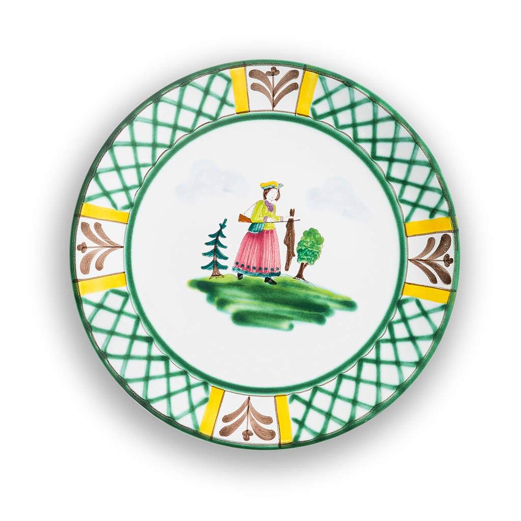 gmundner-keramik-dessertteller-cup-20-cm-jagd image 2