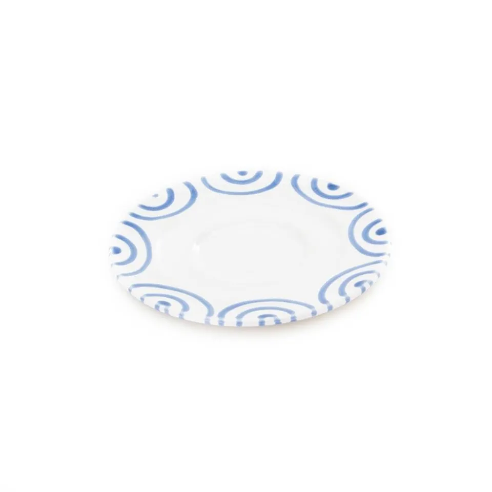 gmundner-keramik-unterteller-kaffee-gourmet-16-cm-blaugeflammt image 1