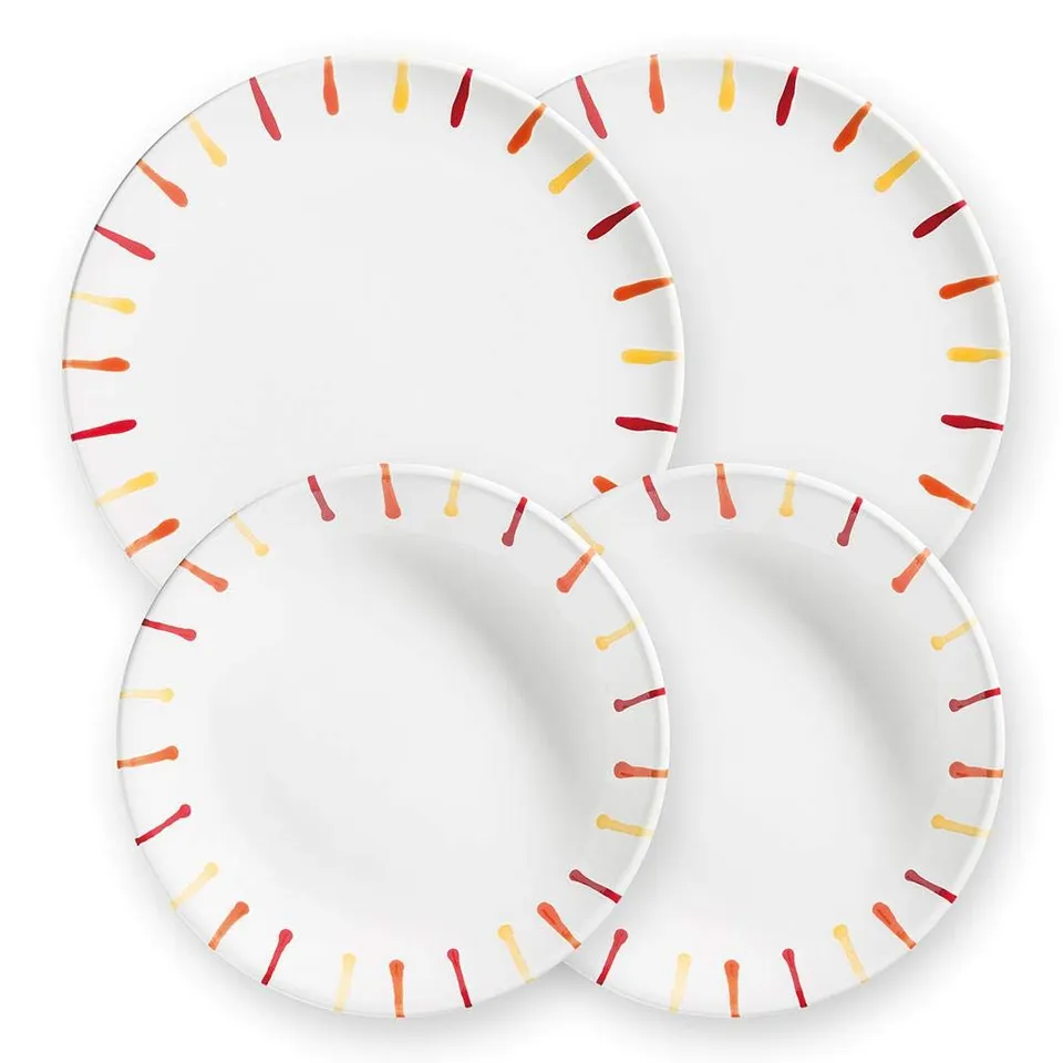 gmundner-keramik-dinner-for-two-classic-geschirrset-landlust-4-teilig-handgemach image 1