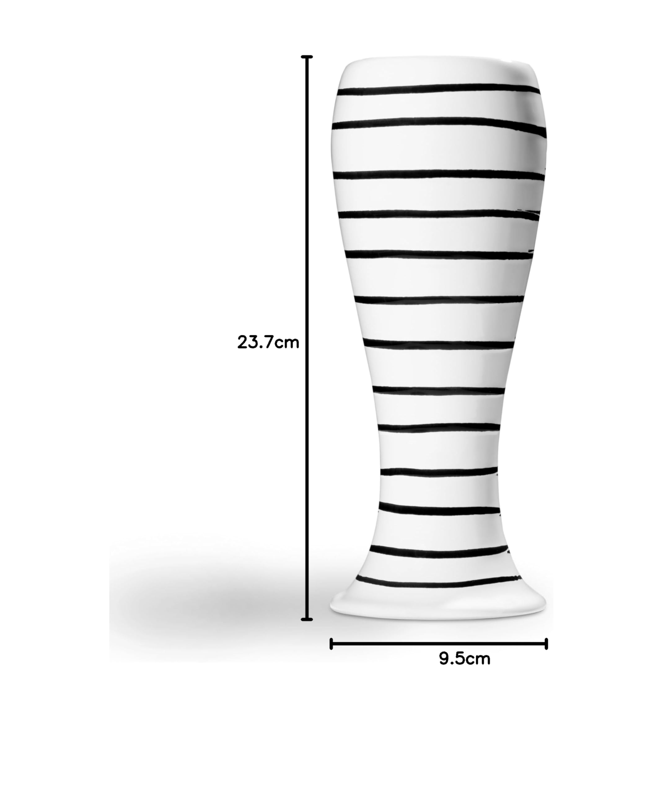 gmundner-keramik-schwarzgeflammt-wei-83bierkelch-0-5-l-93-handgemacht-in-92sterr image 3