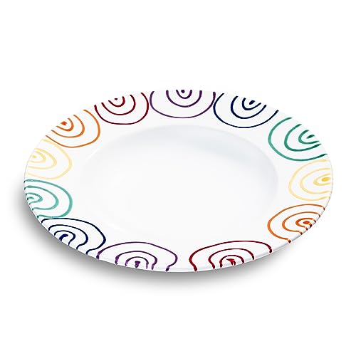 gmundner-keramik-regenbogen-pastateller-gourmet-29-cm-handgemacht image 4