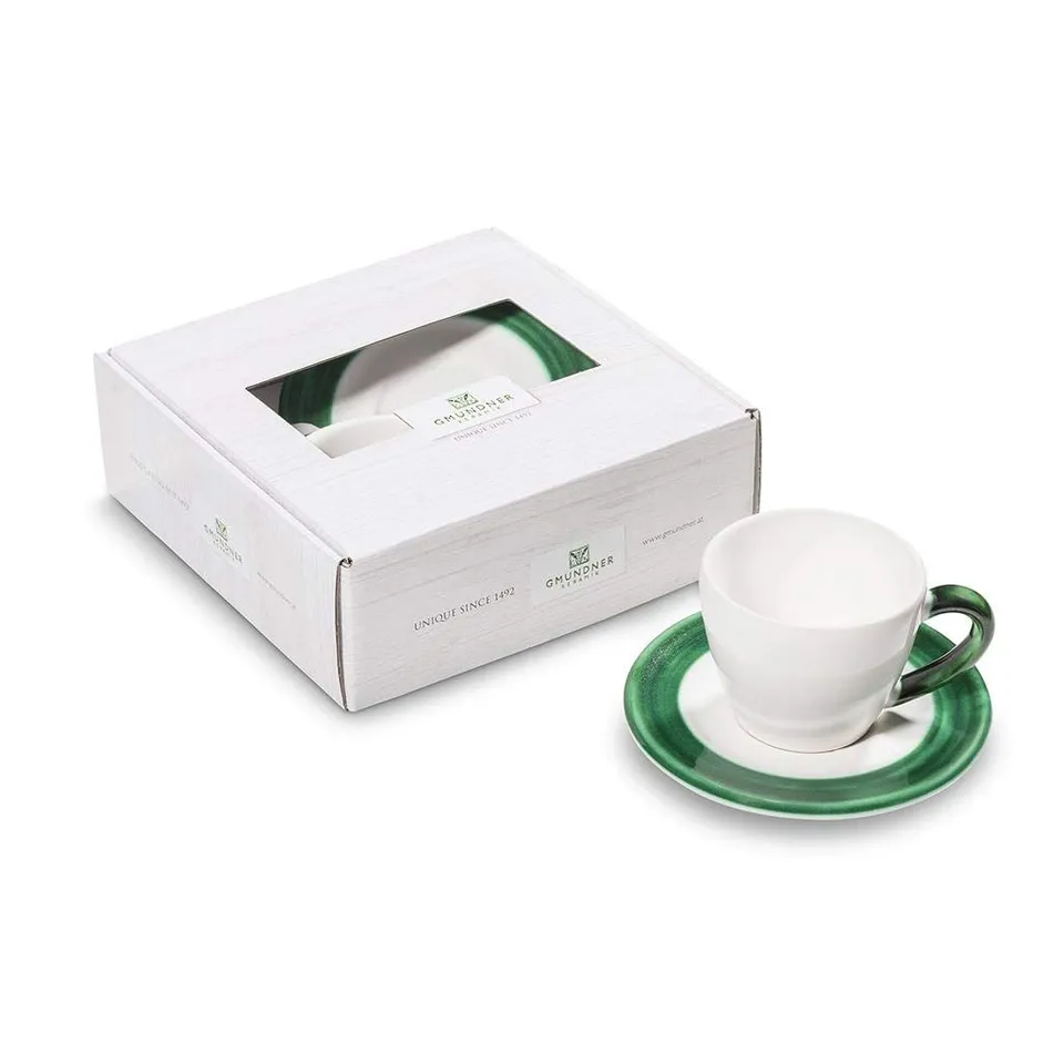 gmundner-keramik-espresso-for-you-gourmet-kaffeeset-variation-gr-n image 1