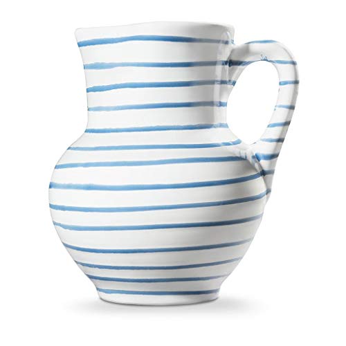 gmundner-keramik-blaugeflammt-krug-wiener-form-1-liter-handgemacht-in-sterreich image 5