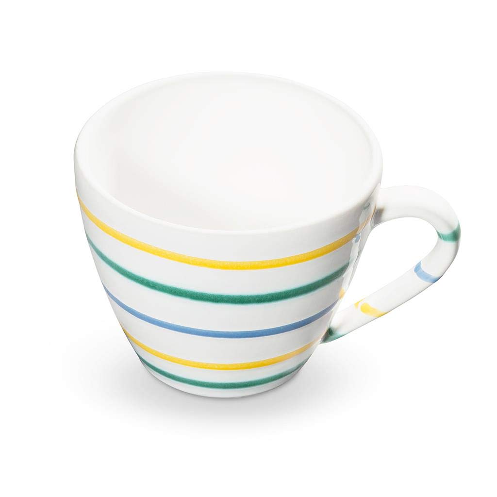 gmundner-keramik-cappuccino-tasse-gourmet-0-16-liter-buntgeflammt image 1