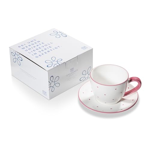 gmundner-keramik-herzerl-rosa-teetasse-maxima-mit-unterteller image 4