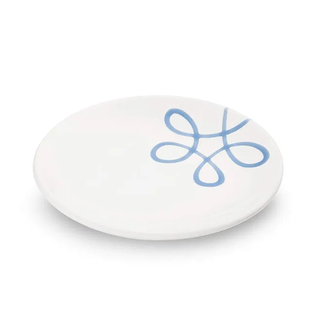 gmundner-keramik-unterteller-kaffee-cup-pur-geflammt-blau-15-cm image 1