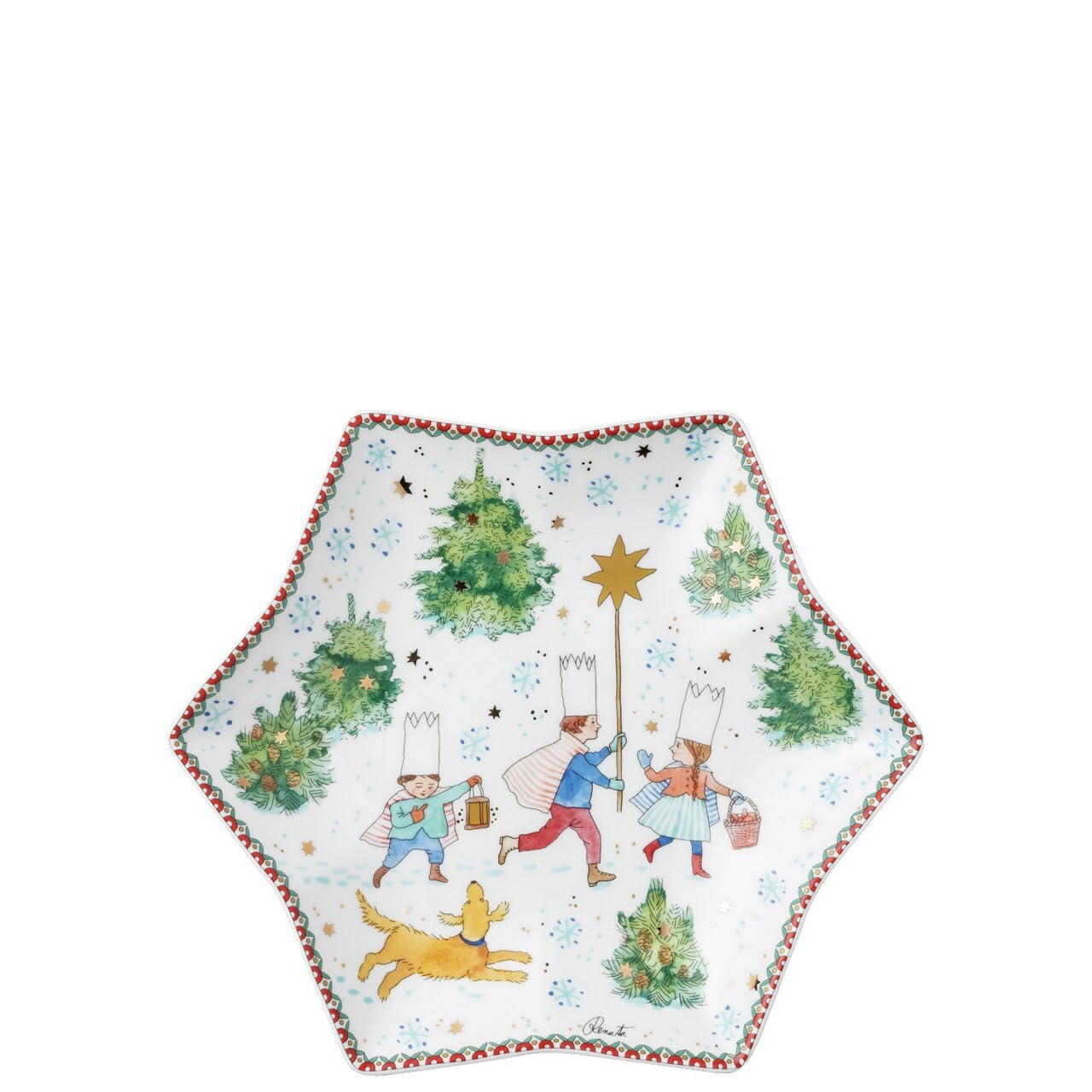 hutschenreuther-sammelkollektion-2025-weihnachtsspiele-sternschale-23-6-cm-rot-u image 3