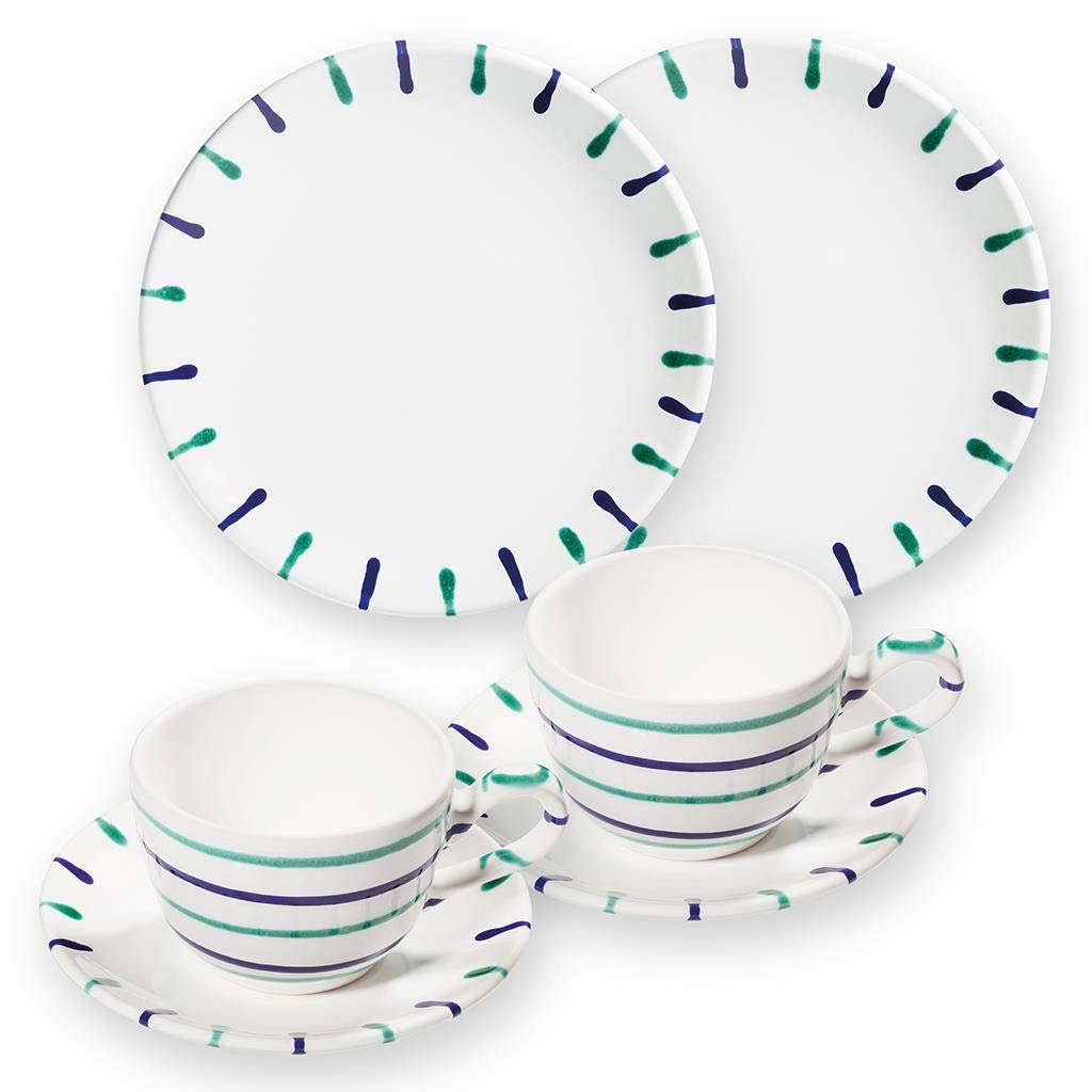 gmundner-keramik-traunsee-breakfast-for-two-geschirrset-6-teilig image 1