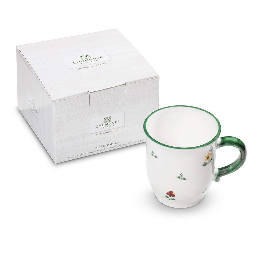 gmundner-keramik-schokotasse-0-3-liter-streublume-kaffeetasse-handgemacht-in-ste image 1