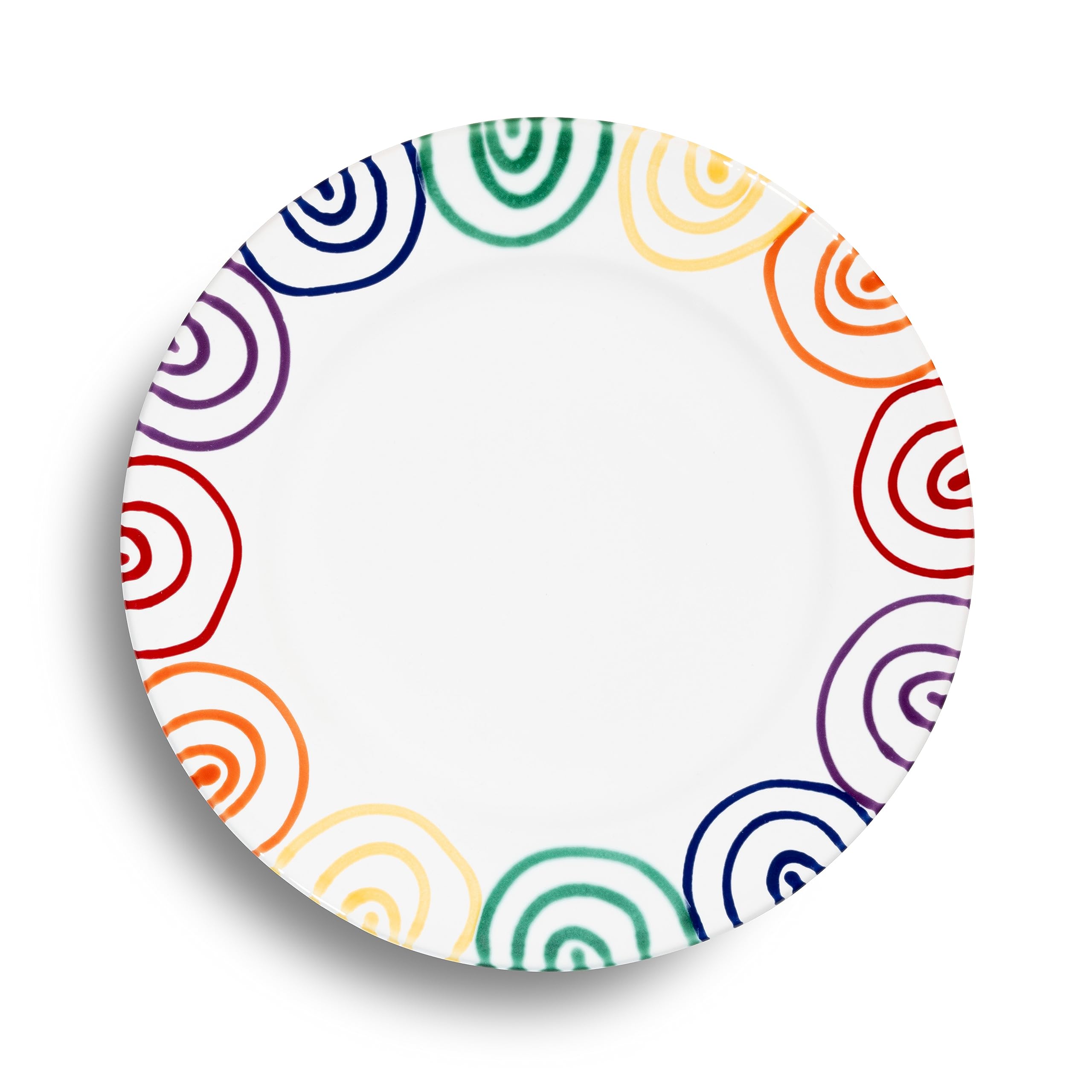 gmundner-keramik-regenbogen-dessertteller-gourmet-22-cm-handgemacht-in-sterreich image 2