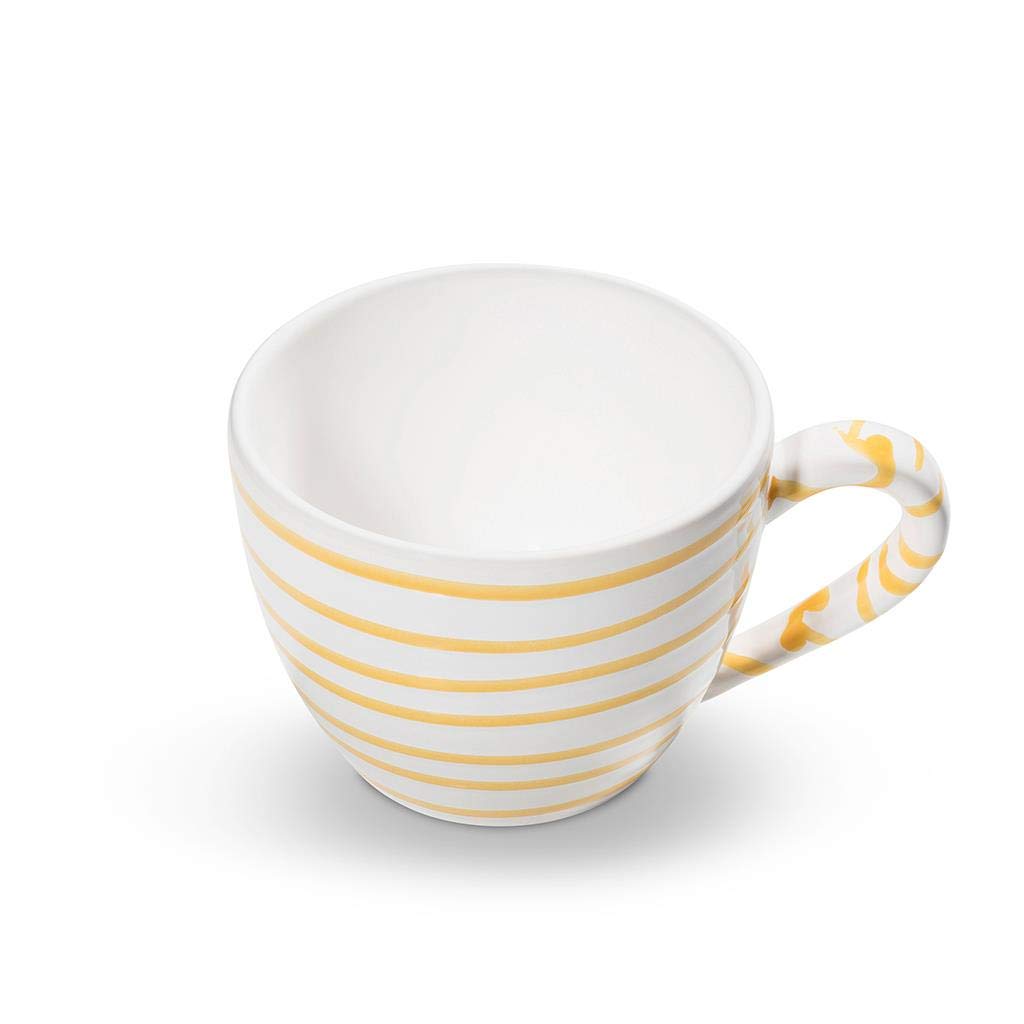 gmundner-keramik-teetasse-maxima-0-4-liter-gelbgeflammt image 1