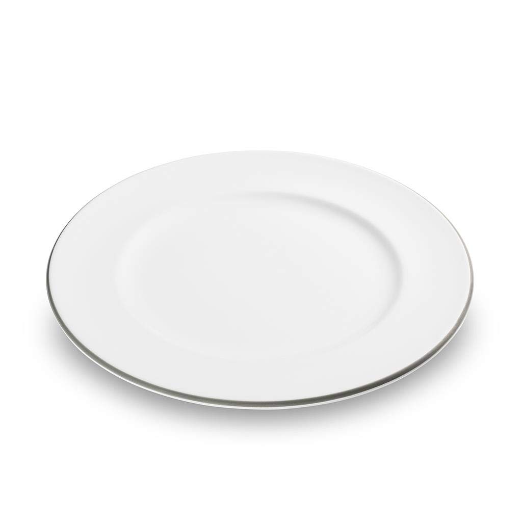 gmundner-keramik-speiseteller-gourmet-grauer-rand-27-cm image 1