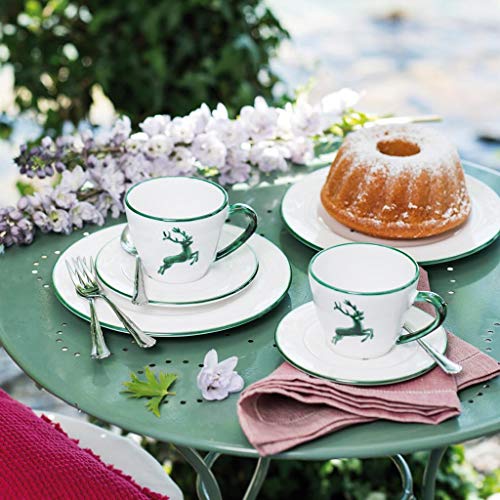 gmundner-keramik-geschirrset-breakfast-for-two-gourmet-gr-ner-hirsch-6-teilig image 5