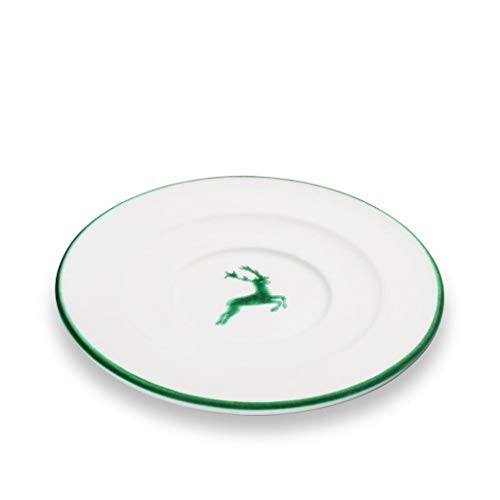 gmundner-keramik-unterteller-cappuccino-gourmet-14-cm-gr-ner-hirsch image 3