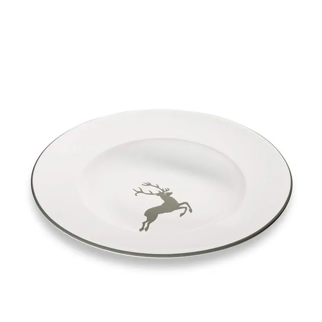 gmundner-keramik-pastateller-gourmet-29-cm-grauer-hirsch image 1