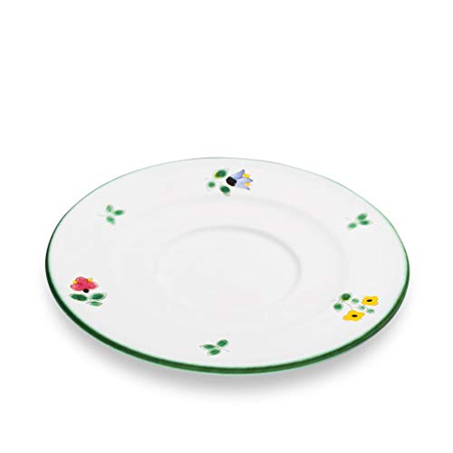 gmundner-keramik-unterteller-cappuccino-gourmet-14-cm-streublumen-handgemacht-in image 3