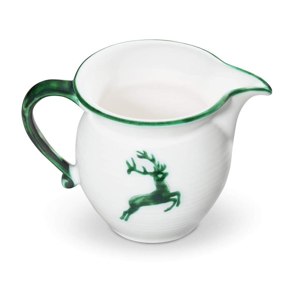 gmundner-keramik-milchgie-er-glatt-0-5-liter-gr-ner-hirsch-handgemacht-in-sterre image 3