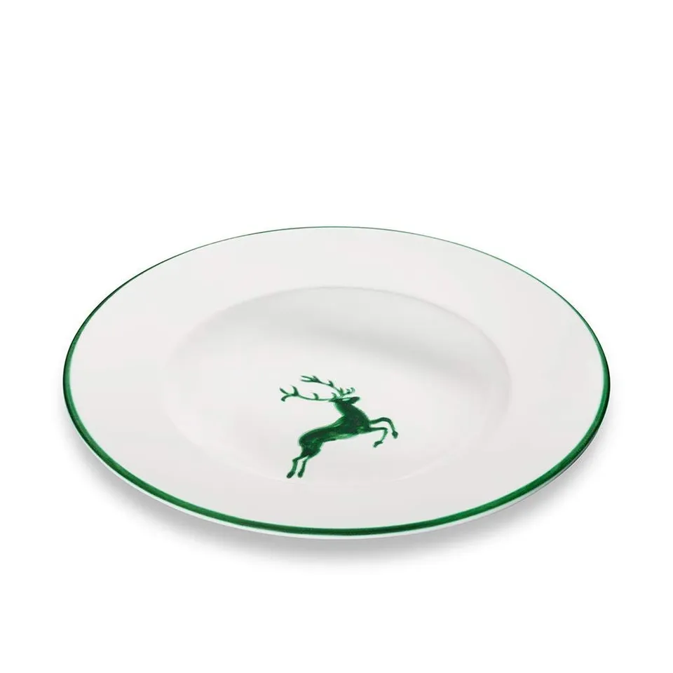 gmundner-keramik-pastateller-gourmet-29-cm-gr-ner-hirsch image 1