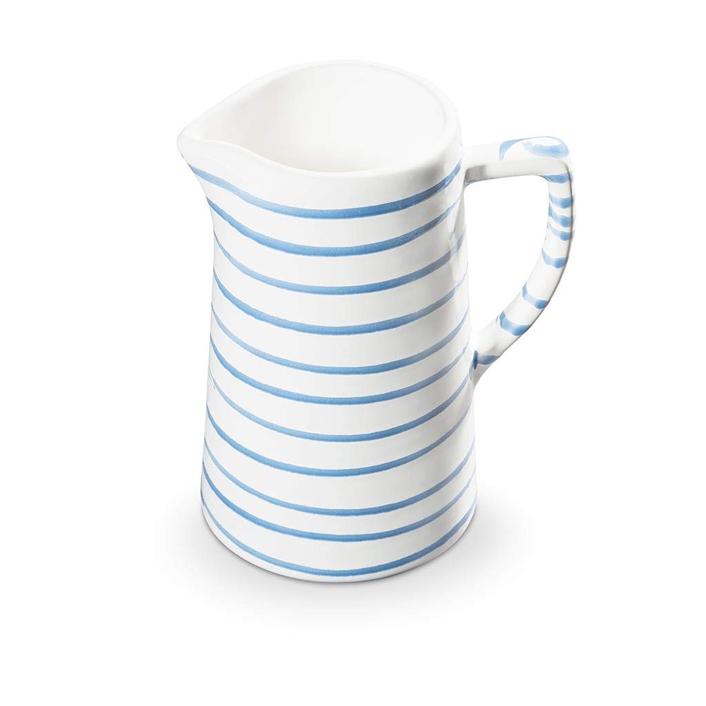 gmundner-keramik-wasserkrug-blaugeflammt-0-7-liter image 1