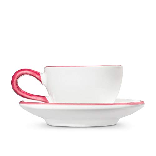 gmundner-keramik-mokkaset-bordeauxroter-hirsch-im-geschenkkarton-2-teilig image 8