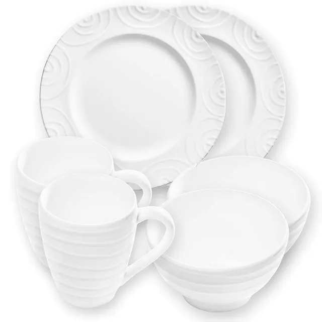 gmundner-keramik-hfcttenfrfchstfcck-gourmet-ffcr-2-set-6-teilig-weidfgeflammt image 1