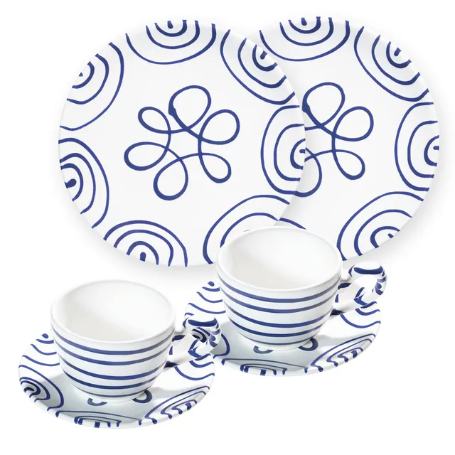 gmundner-keramik-fr-hst-ck-set-f-r-2-cup-dunkelblaugeflammt image 1