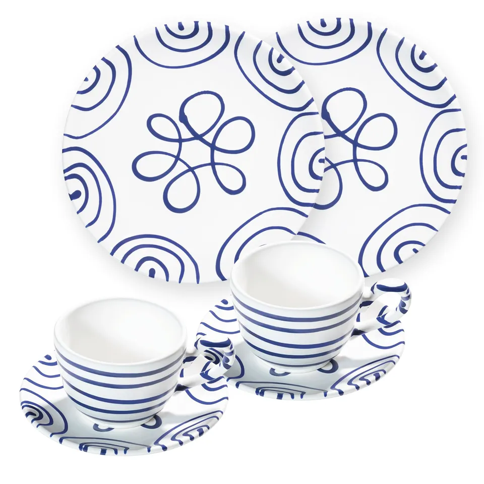 gmundner-keramik-fr-hst-ck-set-f-r-2-cup-dunkelblaugeflammt image 1