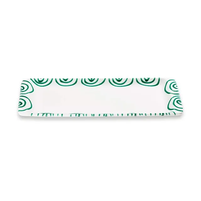 gmundner-keramik-stollenplatte-42-x-16-cm-gr-ngeflammt-handgemacht-in-sterreich image 1
