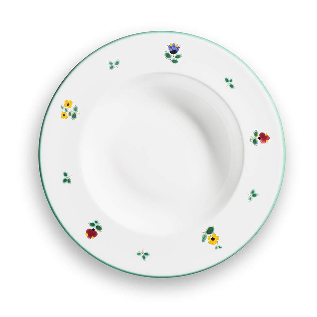 gmundner-keramik-suppenteller-gourmet-24-cm-streublume image 2