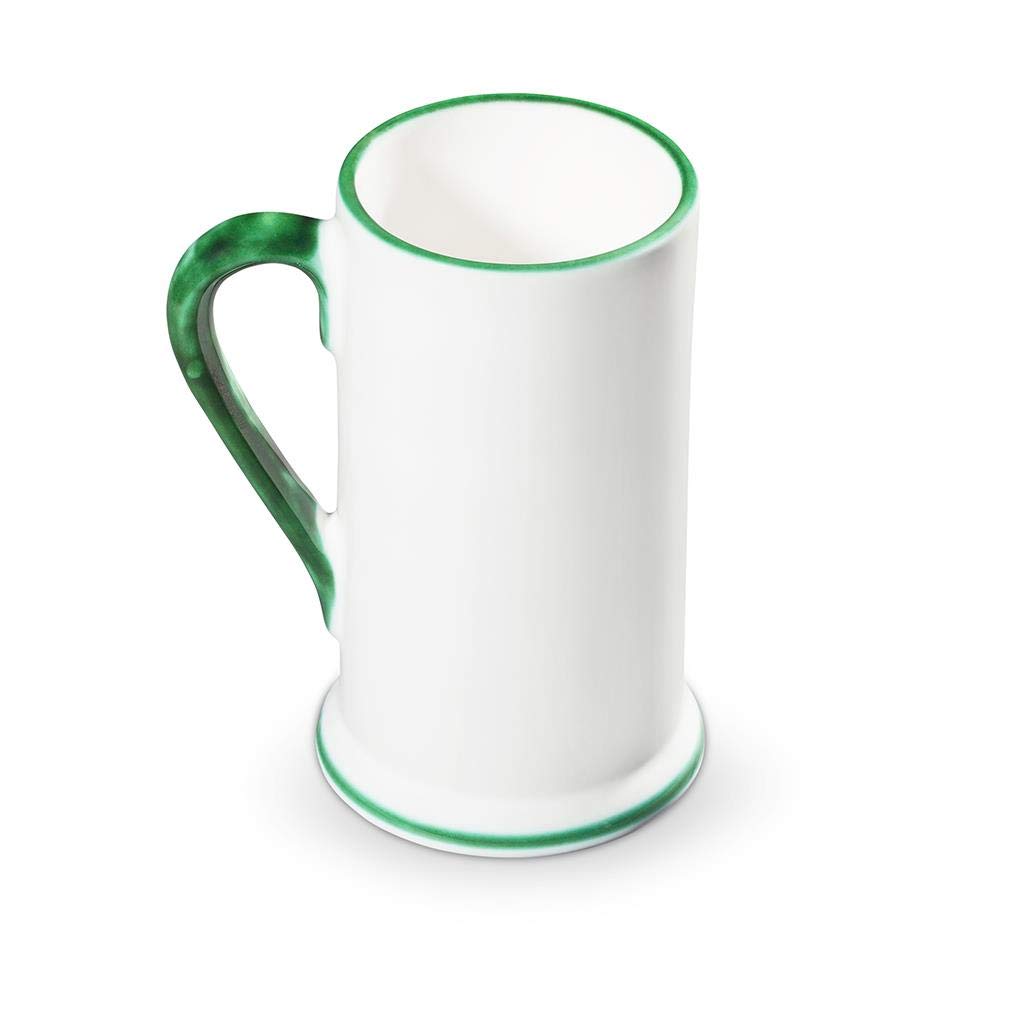 gmundner-keramik-bierkrug-0-3-liter-gr-ner-hirsch-seiterl-handgemacht-in-sterrei image 3