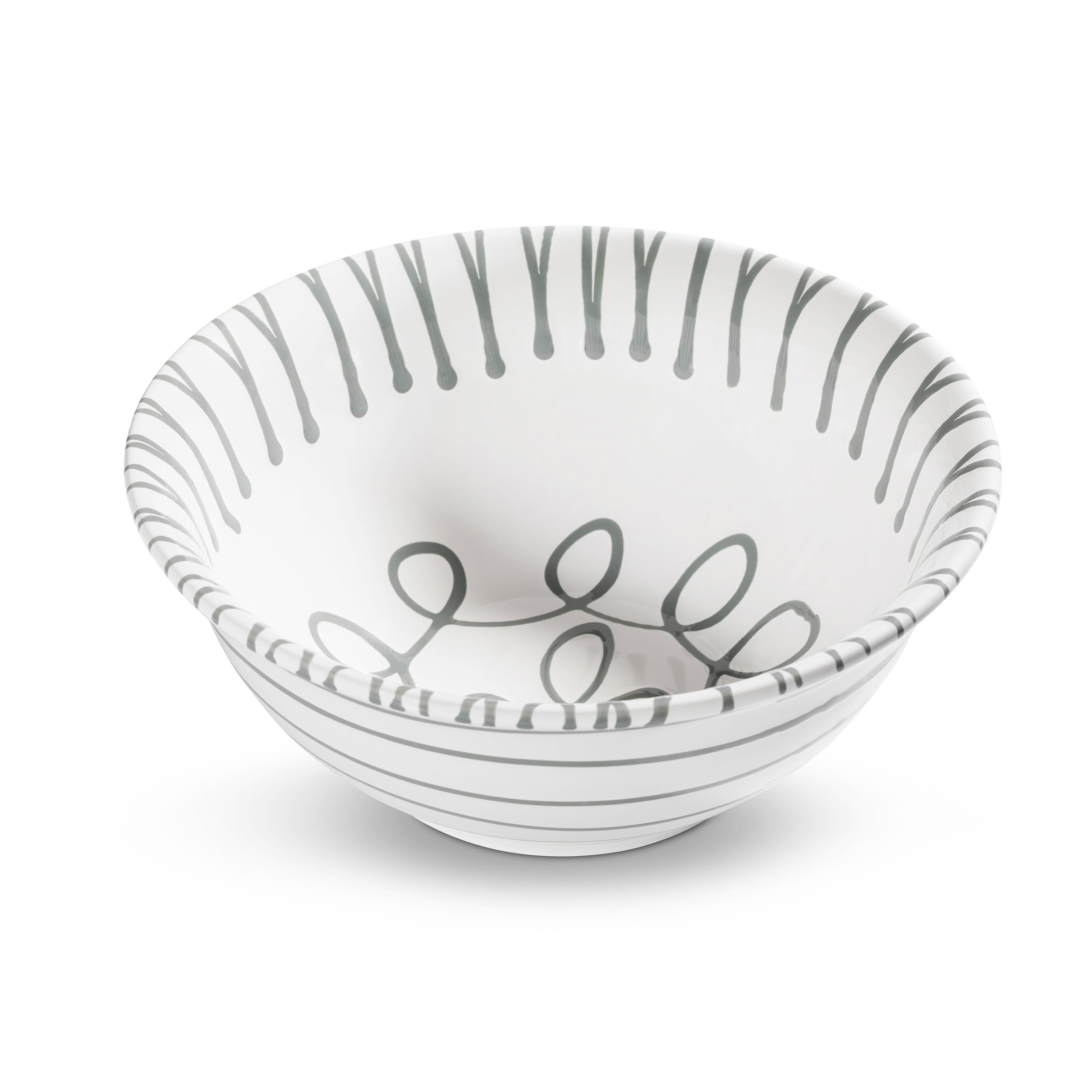 gmundner-keramik-salatsch-ssel-26-cm-graugeflammt-handgemacht-in-sterreich image 1
