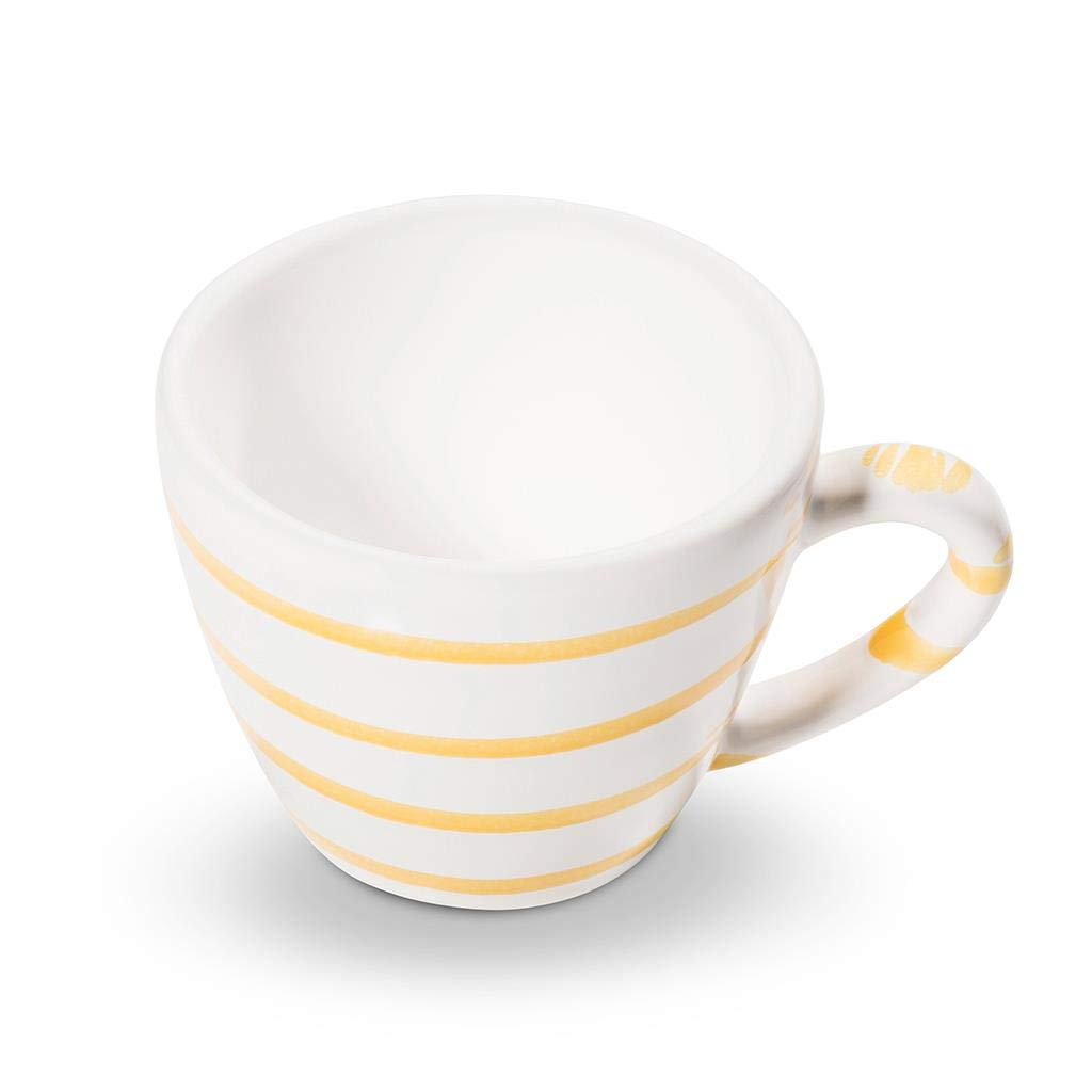 gmundner-keramik-espressotasse-gourmet-0-06-liter-gelbgeflammt-handgemacht-in-st image 1
