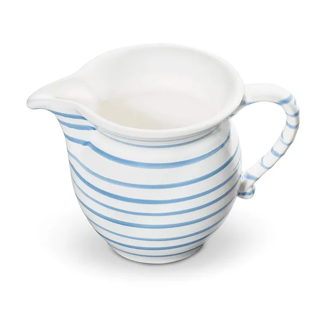 gmundner-keramik-milchgie-er-glatt-blaugeflammt-0-5-liter-handgemacht-in-sterrei image 1
