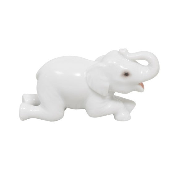augarten-elefantenbaby-liegend-porzellanfigur image 1