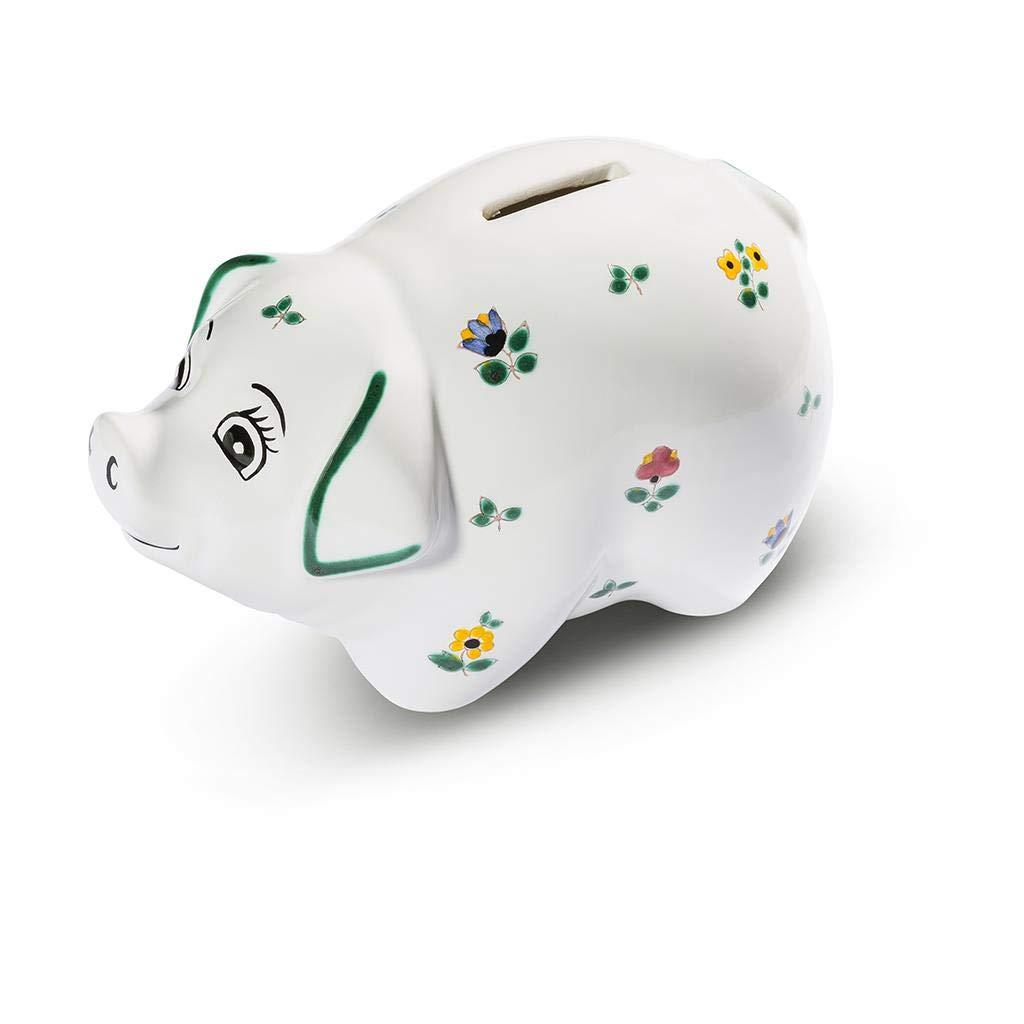 gmundner-keramik-sparschwein-lilly-streublumen-09-keramik-spardose-20-cm image 1