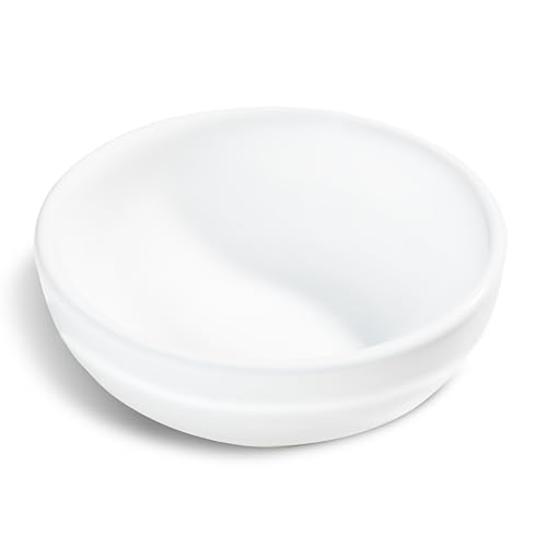 gmundner-keramik-wei-geflammt-dipschale-rund-8-9-cm-handgefertigt image 3