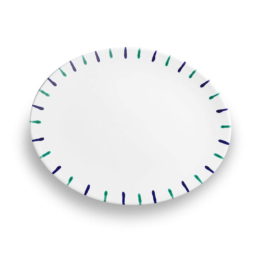 gmundner-keramik-platte-oval-traunsee-33-x-26-cm-handgemacht-in-sterreich image 2