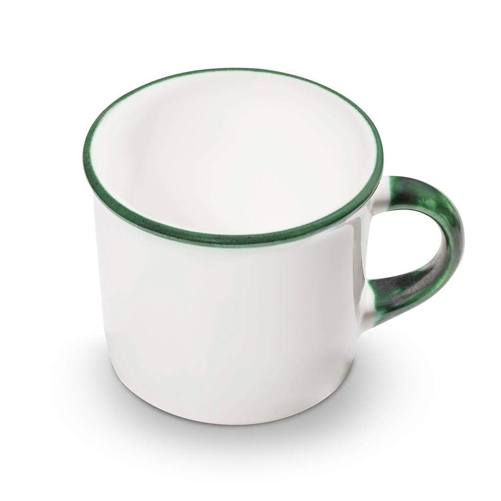 gmundner-keramik-kaffeeh-ferl-glatt-0-24-liter-dekor-gr-ner-rand-handgemacht-in- image 1